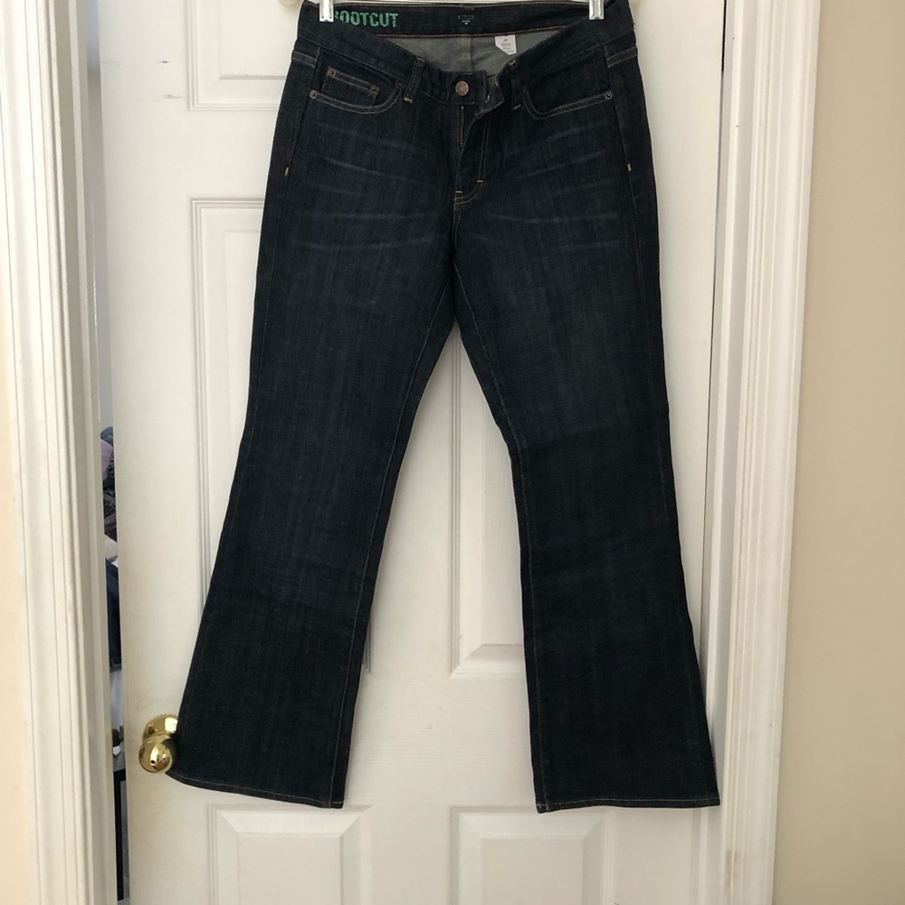 EUC J. Crew stretch bootcut jeans 29S